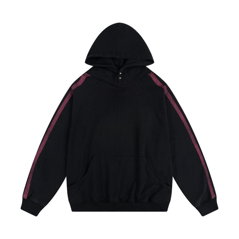 Wasteland Distressed Black Hoodie